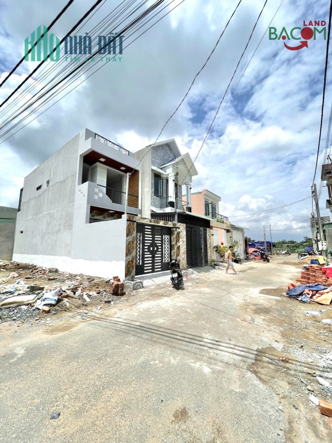BÁN NHÀ 1 trệt 1 lầu 73m2 MỚI XÂY, HÓA AN SÁT NGUYỄN VĂN LUNG, 2 TỶ 6 RẺ 250 triệu, ĐƯỜNG Ô TÔ