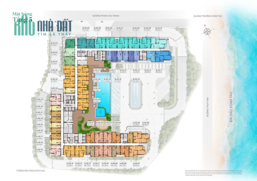 Mở bán căn hộ cao cấp Fiveseasons Homes chiết khấu 30%  Liên hệ : 0901325595