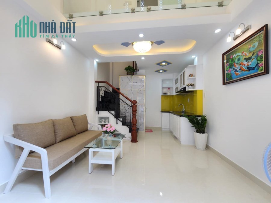 NHÀ ĐẸP ĐÓN TẾT HXH 4M – CHU VĂN AN – 5 TẦNG NHIỀU CÔNG NĂNG – CHỈ 4.55 TỶ