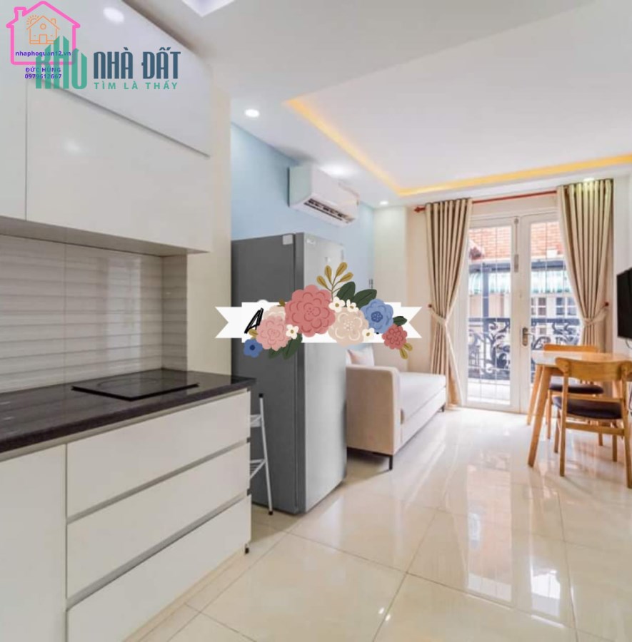 Bán căn hộ dịch vụ, Cửu Long Phường 2 Tân Binh, Diện tích 8x18