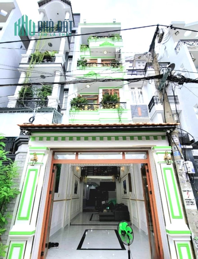 HXH, Nhà 4 Tầng 62m2, Chỉ 4 tỷ hơn khu Vườn Lài kinh doanh Tân Phú, Tặng Full NT.
