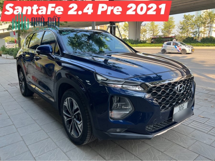 Cần bán xe Hyundai Santafe 2.4 Premium 2021, màu xanh ngọc, AUTO CHẤT “xe chất đi xa hơn”