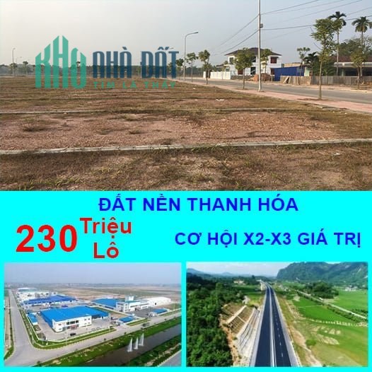 ĐẤT NỀN THANH HOÁ - ĐẤT NỀN PHÚ THỌ CHỈ TỪ 171 TRIỆU/LÔ