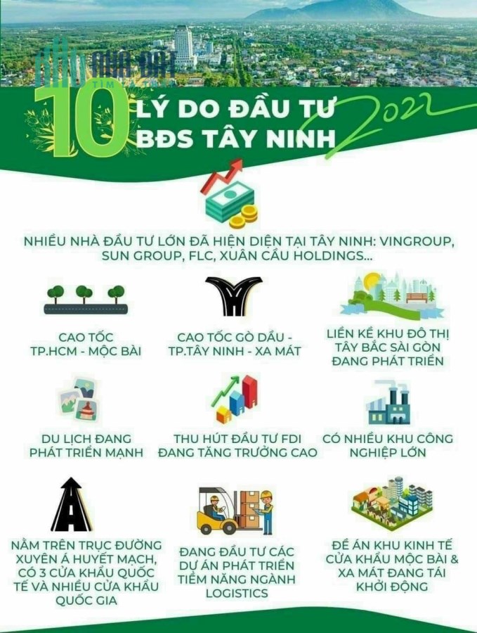 sản phẩm đất nền độc quyền tại gò dầu tây ninh