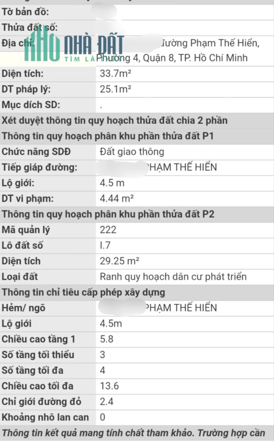 Nhà nở hậu căn góc 3 mặt hẻm Phạm Thế Hiển P4Q8. Trệt,lầu. Giá 2,85 tỷ TL