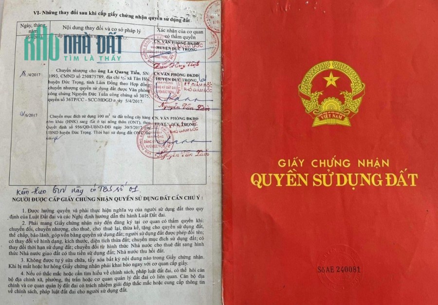 Sở Hữu Ngay Lô Đất Đẹp Tại Huyện Đức Trọng, Tỉnh Lâm Đồng.