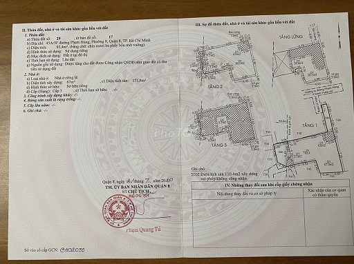 Nhà kinh doanh cho thuê phòng cần bán – 45A/5F, Chánh Hưng, Phường 9, Quận 8, TPHCM