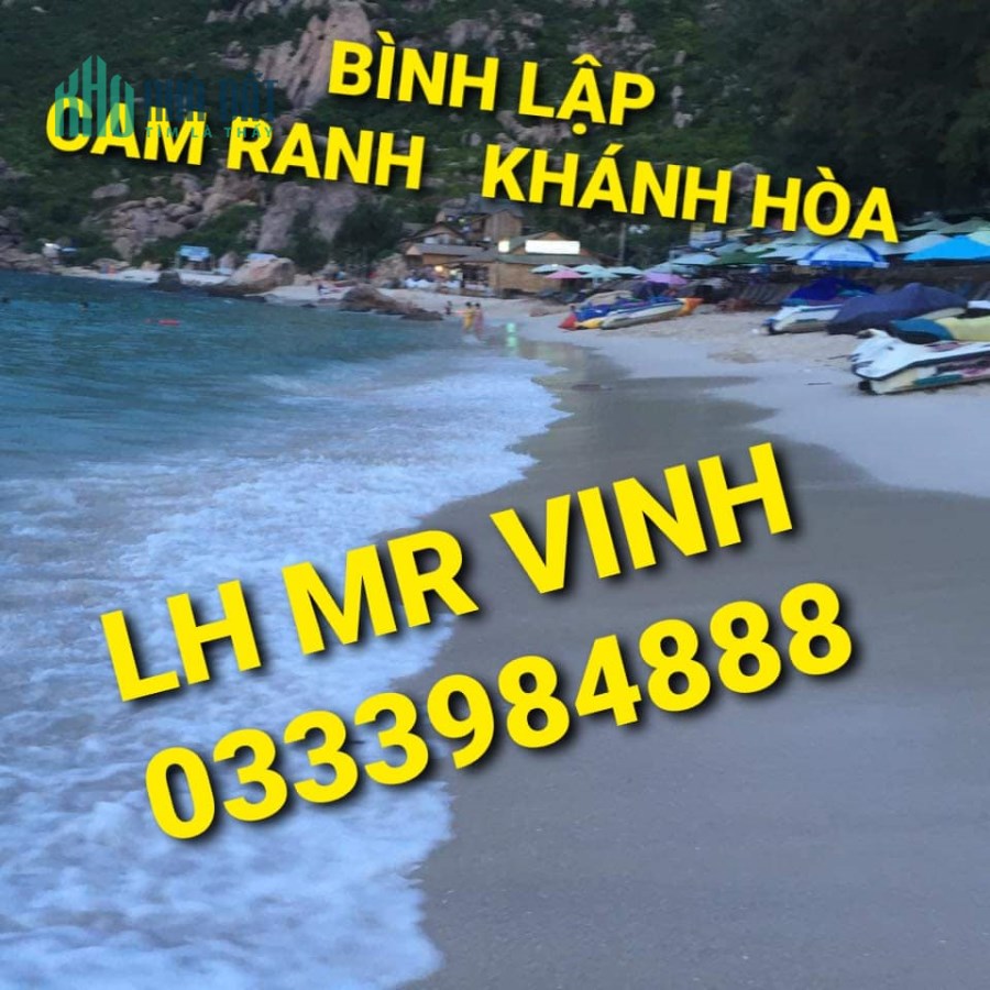 Bán Gấp 25.639m2 có 107 tỷ 683 Biển Bình Lập Cam Lập Cam Ranh Khánh Hòa - 033398488