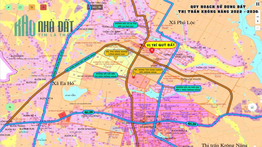 Cơ hội đầu tư đất nền pháp lý chuẩn cuối năm 2022 tại Đăk Lăk, KDC Phú Lộc, chỉ 8xx triệu.