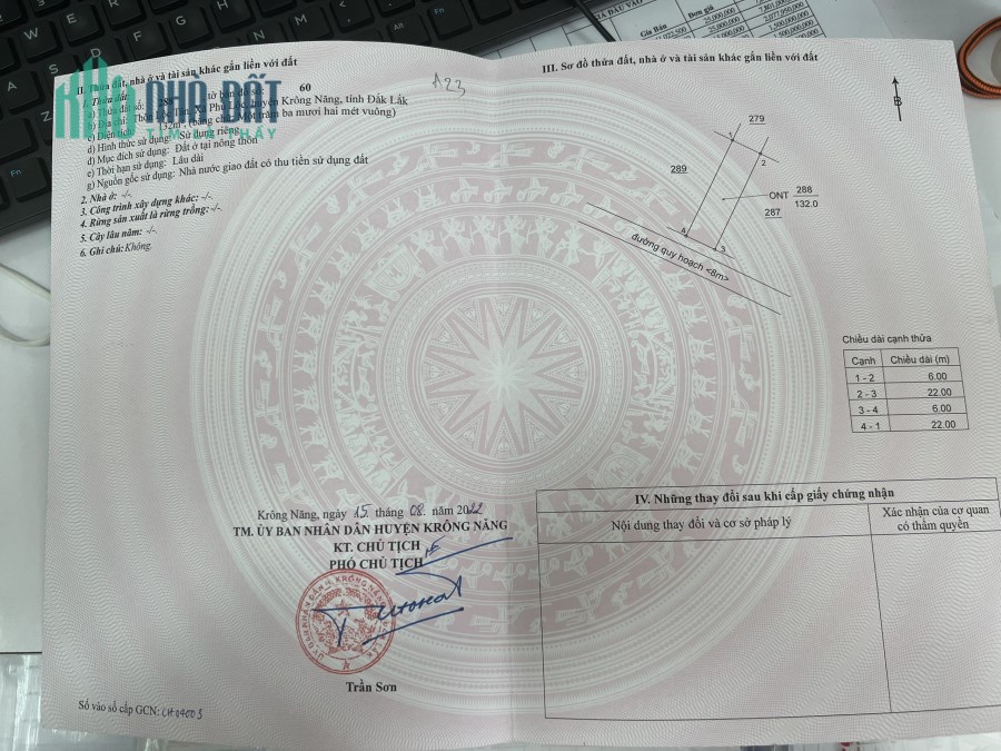 Cơ hội đầu tư đất nền pháp lý chuẩn cuối năm 2022 tại Đăk Lăk, KDC Phú Lộc, chỉ 8xx triệu.