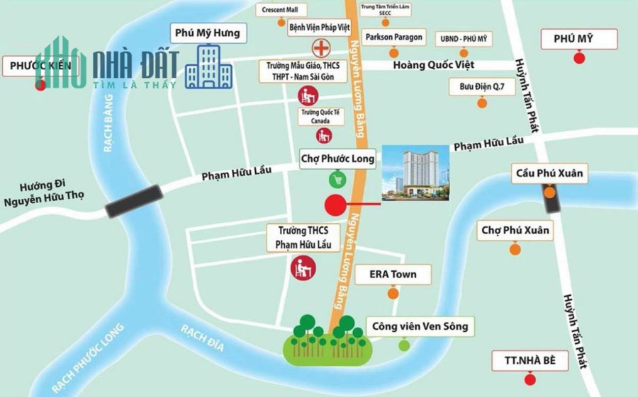Chung cư cao cấp Quận 7 liền kề KDT Phú Mỹ Hưng, tiện ích vô vàn, khu đô thị đáng sống bậc nhất Q7