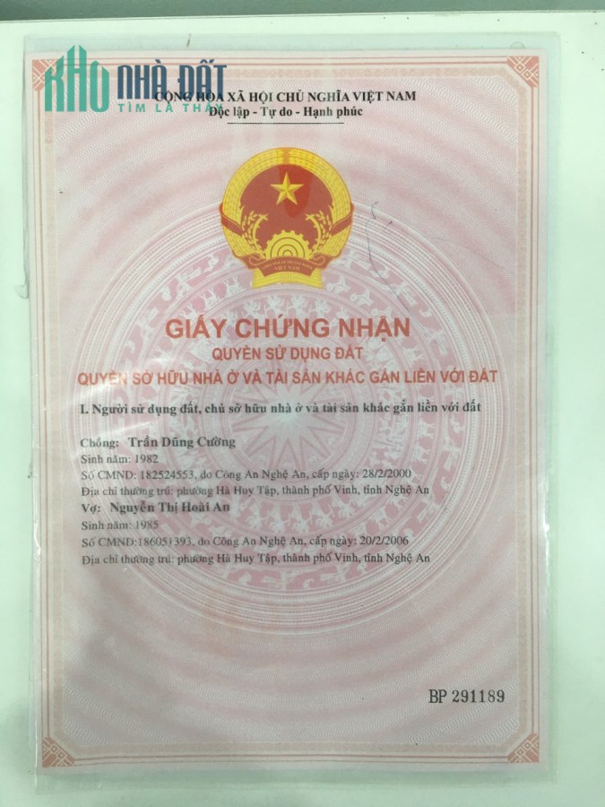 Chính chủ cần bán đất mặt tiền Siêu Vip tại đường Thăng Long (QL1A), Nghi Kim, TP.Vinh, Nghệ An