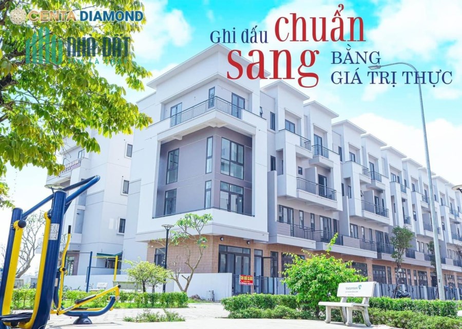 Bán nhà shophouse 4 tầng đô thị centa vsip bắc ninh