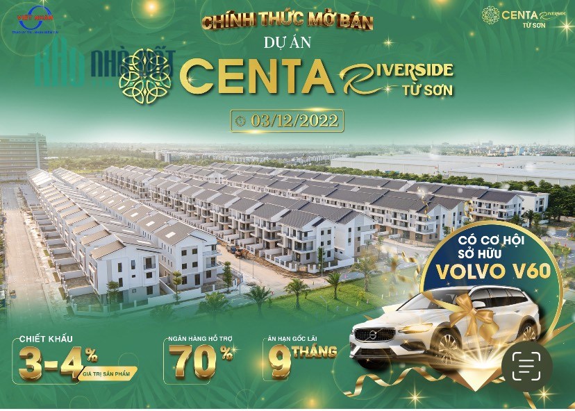 CHÍNH THỨC RA BẢNG HÀNG F0 TẠI CENTA RIVERSIDE TỪ SƠN 0984422588