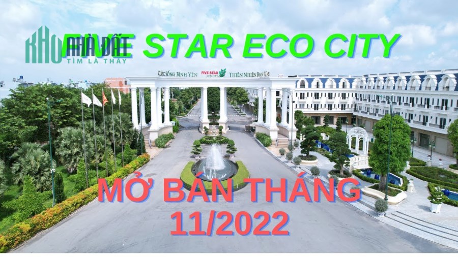 Đất Nền Five Star Eco City – Giá Tốt Chính Chủ  Chỉ Từ 26tr/m2