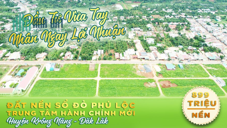 Cực phẩm đất nền Phú Lộc Krong Năng ngay Trung Tâm