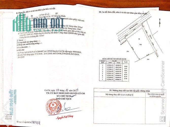 Chính chủ bán lô đất đường Bến Đình An Nhơn Tây Củ Chi, ngang 36 dài 50 tổng 1819m2 thổ cư