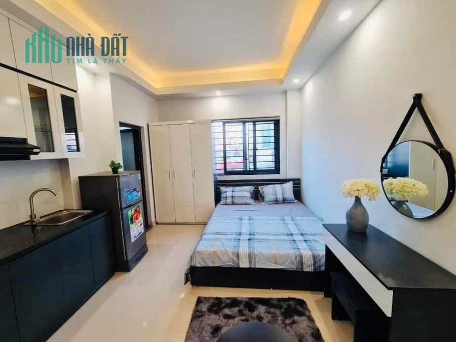 Bán tòa căn hộ mặt phố Phú Đô 120m 7T MT8m. 2 của hàng, 15 căn hộ. Doanh thu vô đối. 26.5 tỷ.