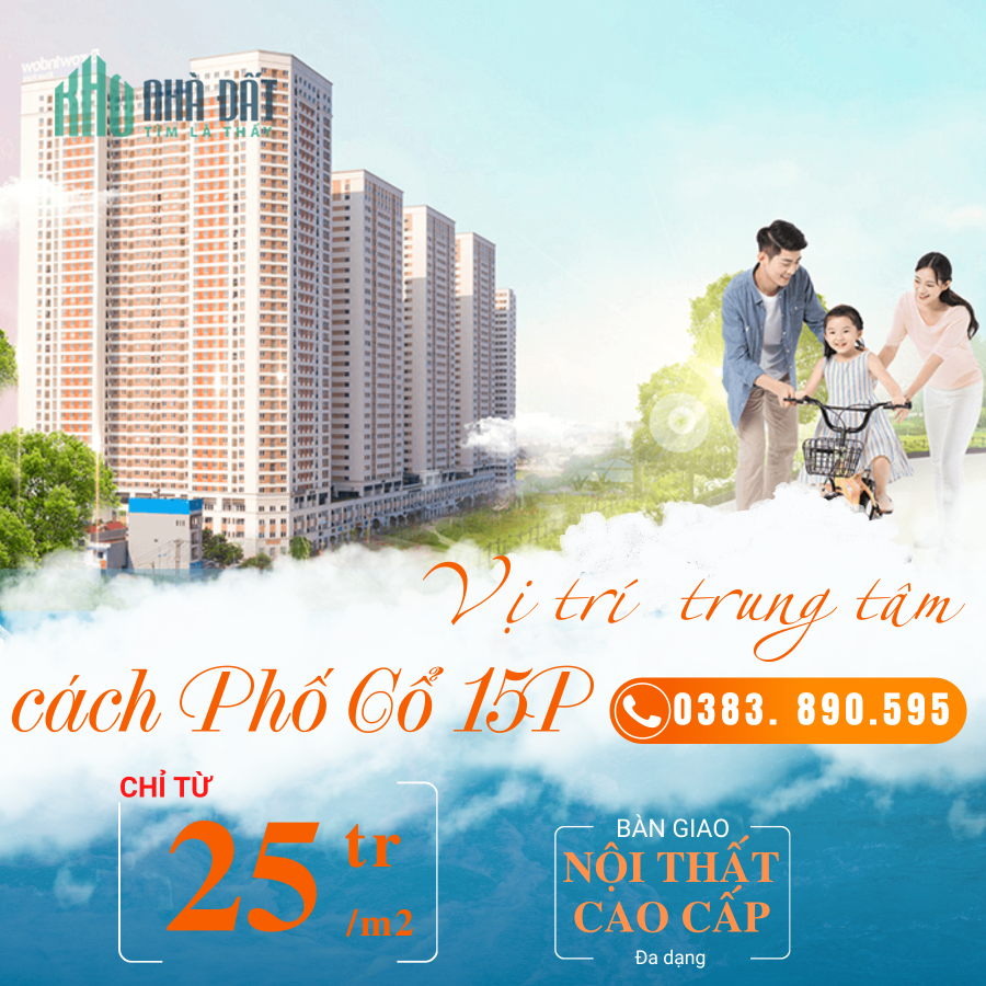 Cơ hội cuối cùng sở hữu căn hộ cao cấp dưới 2 Tỷ trung tâm Hà Nội