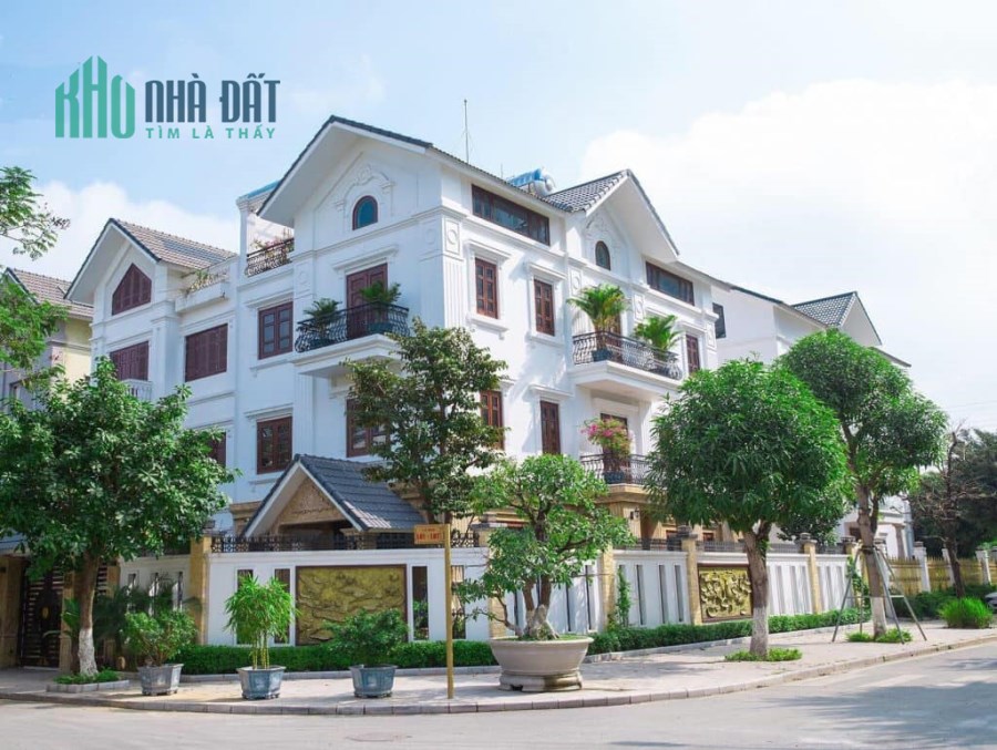 Bán biệt thự An Vượng, Dương Nội, 228m2, lô góc view vườn hoa, giá 35 tỷ