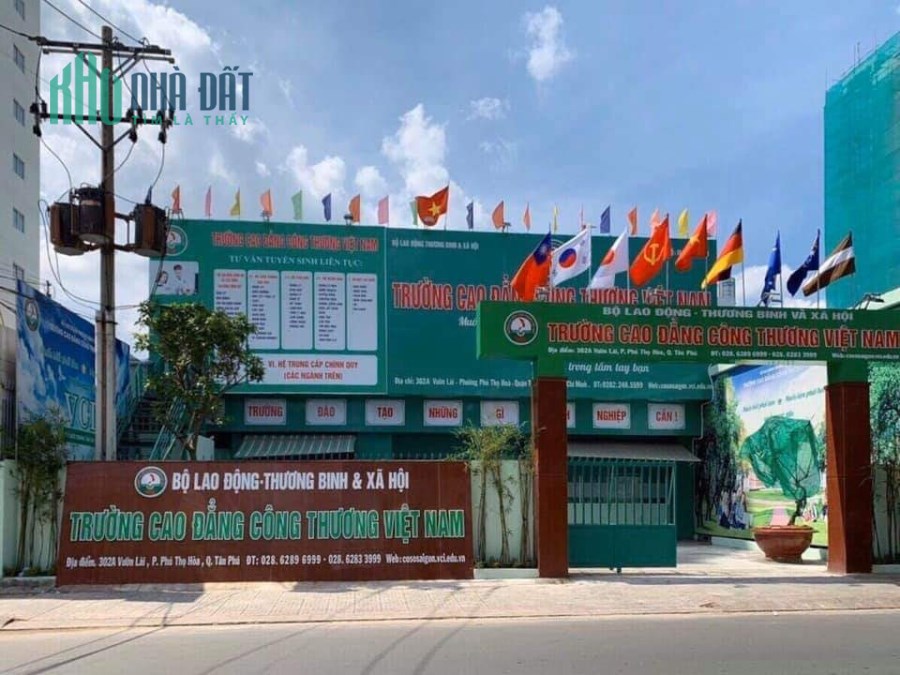 Q.TÂN PHÚ. 18mX54m MT ĐƯỜNG VƯỜN LÀI TỔNG 1236M2. GIÁ 130 TỶ TL