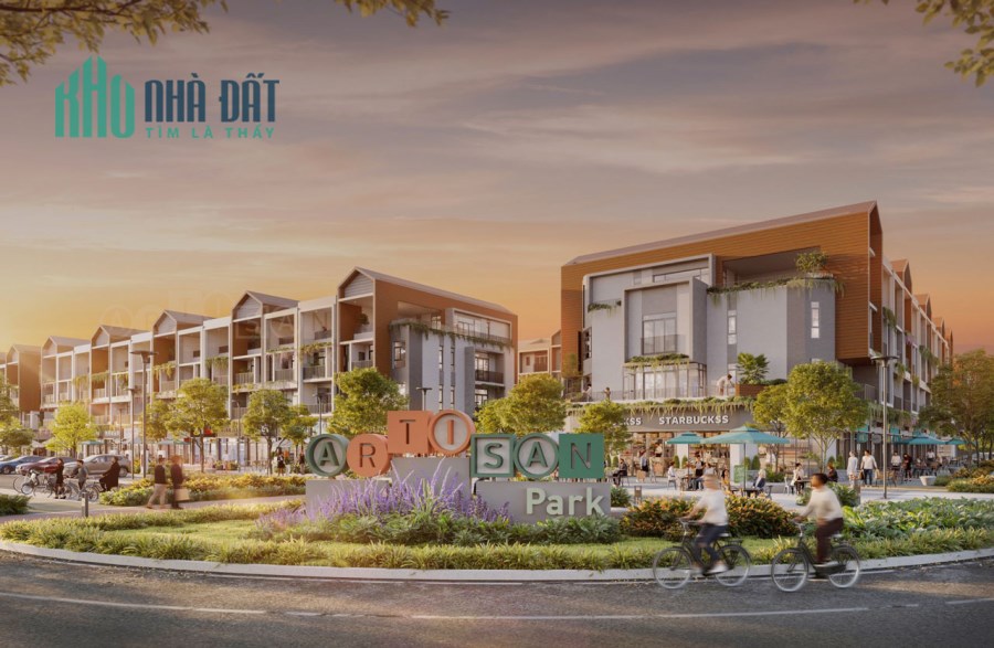 Dự án nhà phố thương mại Artisan Park thanh toán chỉ 50% nhân nhà Trung tâm Thành Phố Mới Bình Dương