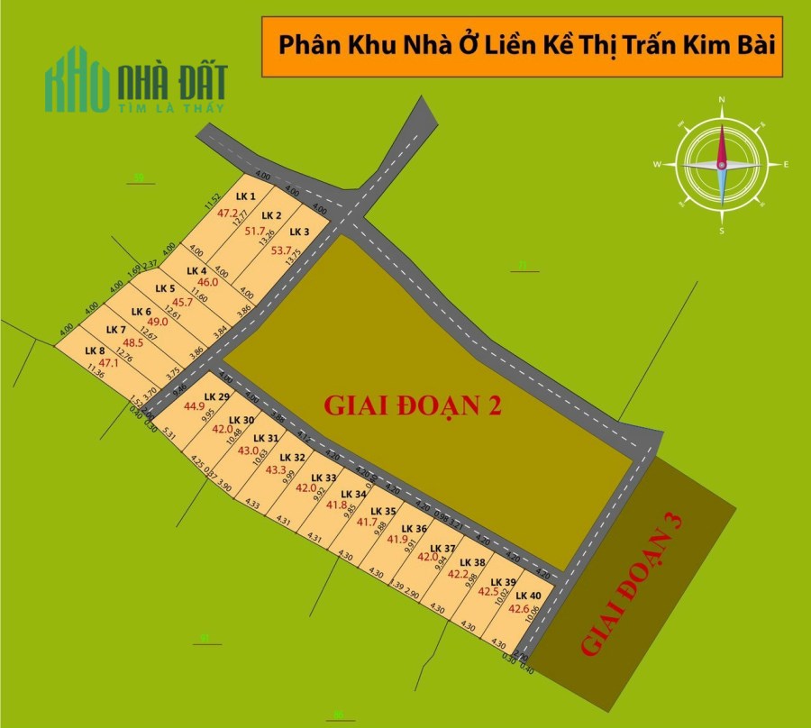 Mở bán 20 lô đất vị trí trung tâm thị trấn Kim bài, Huyện thanh oai . Hà nỘI