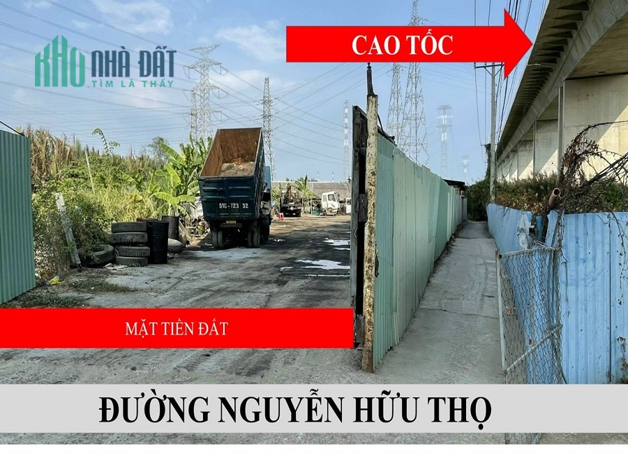 Bán Đất  Mặt Tiền Nguyễn Hữu Thọ Xã Long Thới Huyện Nhà Bè, TP. HCM