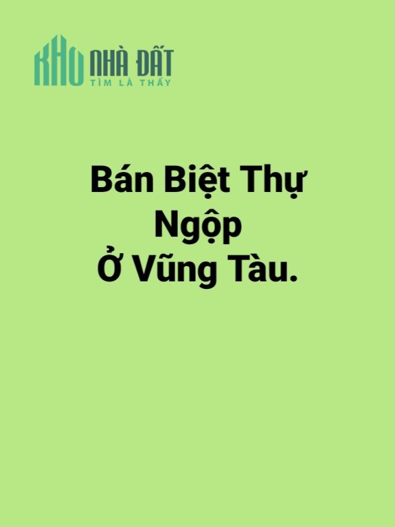 Ngộp Biệt Thự Chưa Qua Đầu Tư, Giá Rẻ Chỉ 120 Triệu/1m2, Xem Ngay.