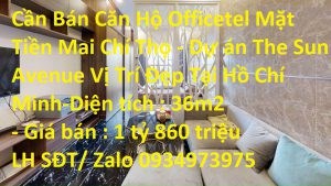 Cần Bán Căn Hộ Officetel Mặt Tiền Mai Chí Thọ – Dự án The Sun Avenue Vị Trí Đẹp Tại Hồ Chí Minh