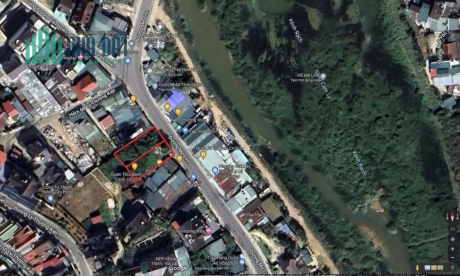 Bán đất mặt tiền đường Mê Linh Phường 9 Đà Lạt 258m2