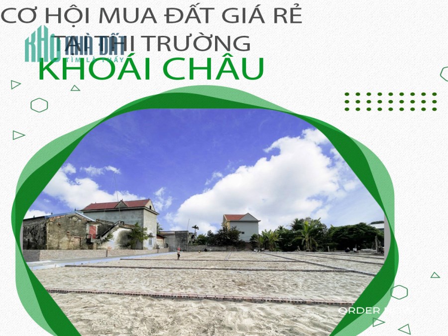 Bán đất giá rẻ khu vực Khoái Châu