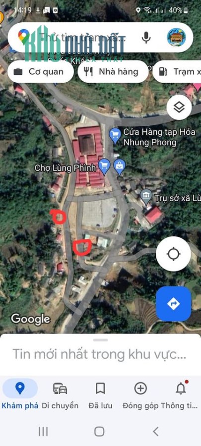 Chính chủ cần tiền bán nhanh 2 lô đất tại Xã Lùng Phình – Huyện Bắc Hà – TP Lào Cai.