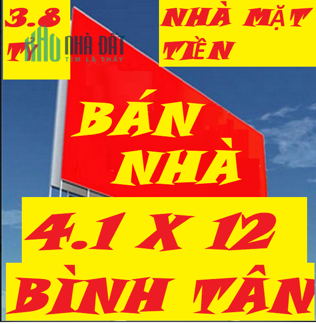 🔥MUA BÁN NHÀ ĐẤT, QUẬN BÌNH TÂN, NHÀ MẶT TIỀN, 49M2 ĐƯỜNG 6M