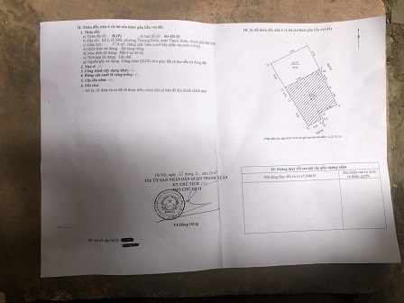 Bán nhà mặt ngõ số 3 ngõ 211 phố Giáp Nhất, Thanh Xuân, 10,8 tỷ; 0912187668