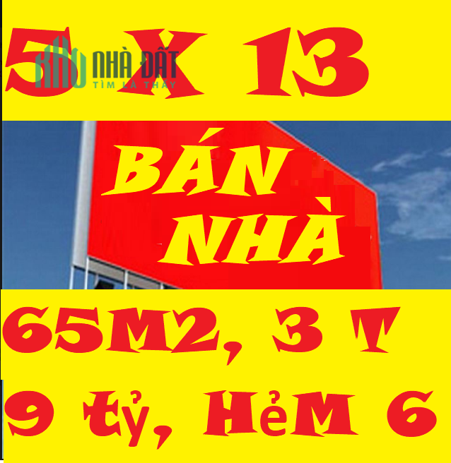 🔥Bán nhà hẻm 6M, Bành Văn Trân, Tân Bình, 5x13m, 3 tầng giáp Quận 10 giá rẻ