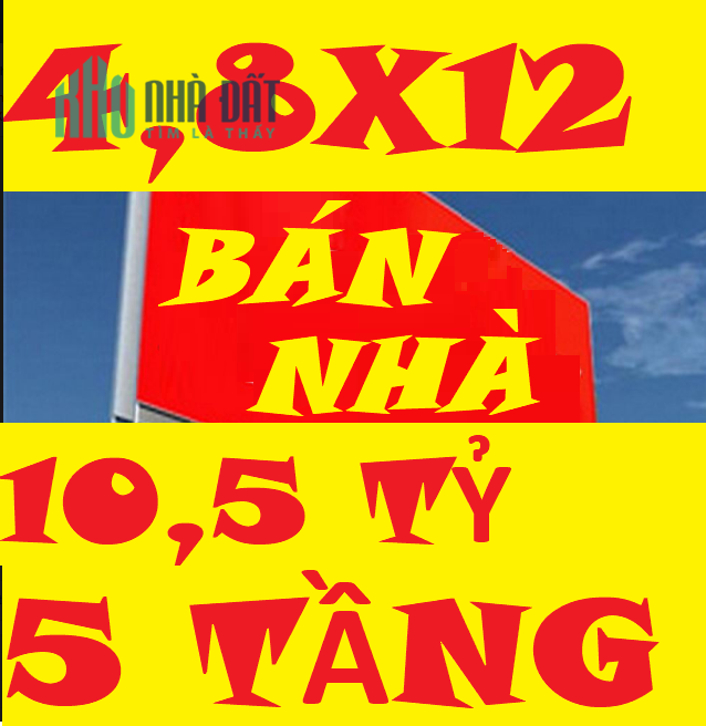 🔥🔥Bán nhà hẻm 5M, Bành Văn Trân, Tân Bình, 4.8x12m, 5 tầng rẻ