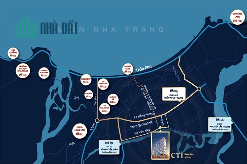 Bán căn hộ Full nội thất view sông trung tâm thành phố Nha Trang