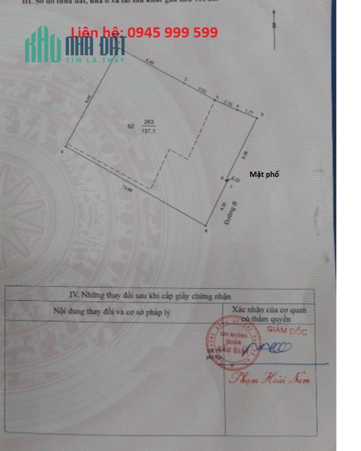 Bán nhà 10m x 14m mặt phố Thọ Tháp Dịch Vong Cầu Giấy nhỉnh 50 tỷ.