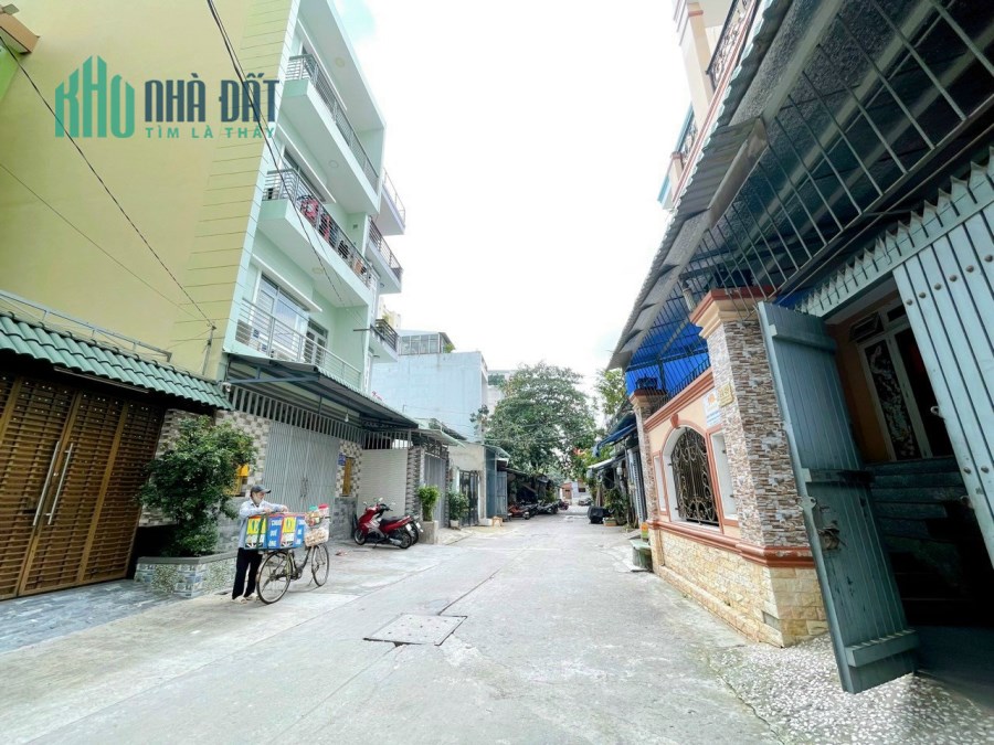 Bán nhà hẻm 8m Nguyễn Súy, DT 8x20m,hầm lửng 3 lầu st thang máy,Gía 14 tỷ