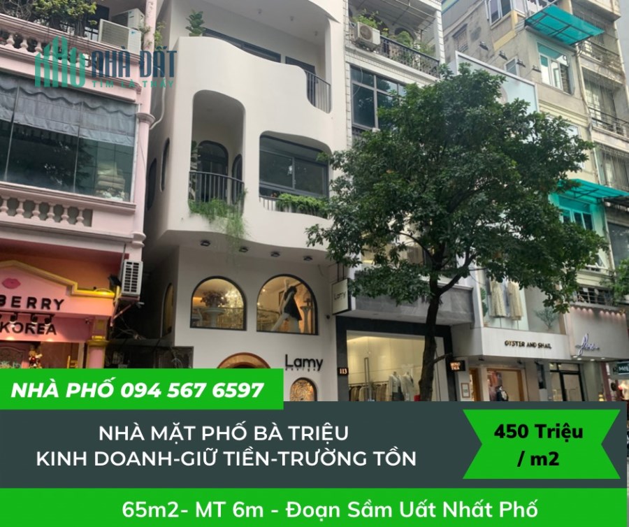 Bán nhà mặt phố Bà Triệu. tấc đất, tấc vàng, LH 0945676597