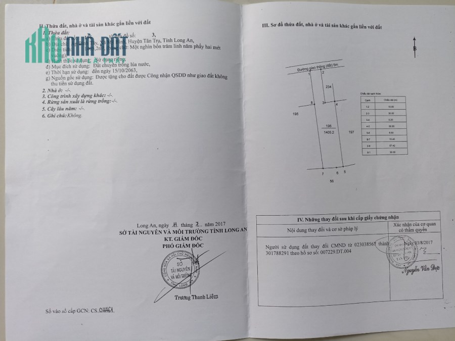 Hot Hot Hot - Chính chủ cần bán 2 lô đất siêu đẹp tại Đăng Mỹ - Bình Tây - Tân Trụ - Long An