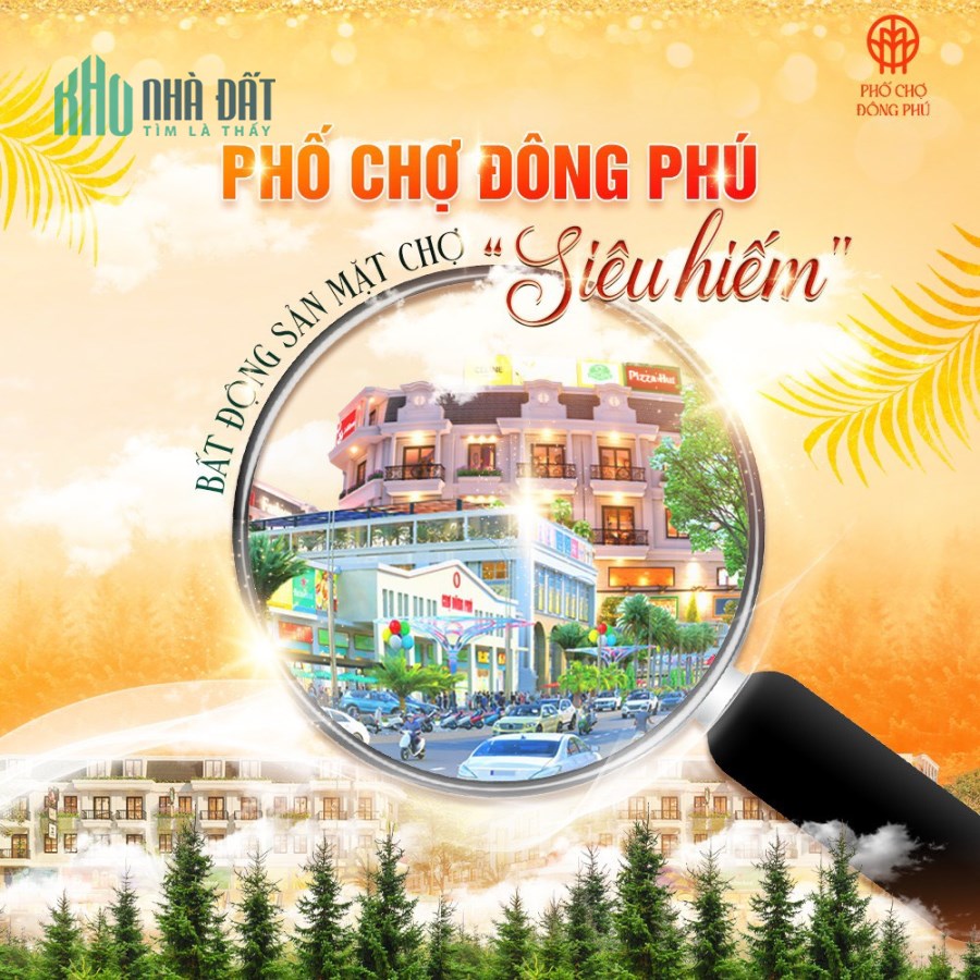 PHỐ CHỢ ĐÔNG PHÚ Nơi Đầu Tư Tiềm Năng