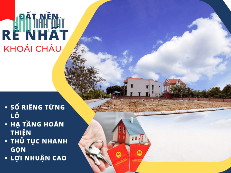 Cắt lỗ 2 lô đất sổ đỏ Đông Kết, Khoái Châu, Hưng Yên.