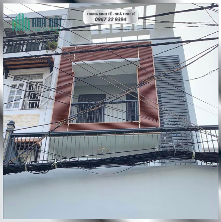 (ĐẸP) Bán nhà HXH Phan Huy Ích, gần Emart 2, 4 x 16, 4T, chỉ nhỉnh 7 tỷ, 0967229394