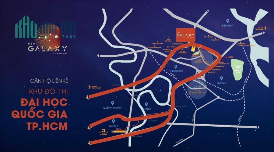 Bán căn hộ New Galaxy Dĩ AN, Giá chỉ từ 1,5 - 2,5 tỷ/căn, Ngay làng ĐH Quốc Gia Tp HCM