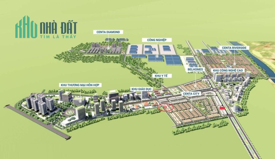 CẦN BÁN BIỆT THỰ SIÊU ĐẸP DỰ ÁN CENTA RIVERSIDE THÀNH PHỐ TỪ SƠN