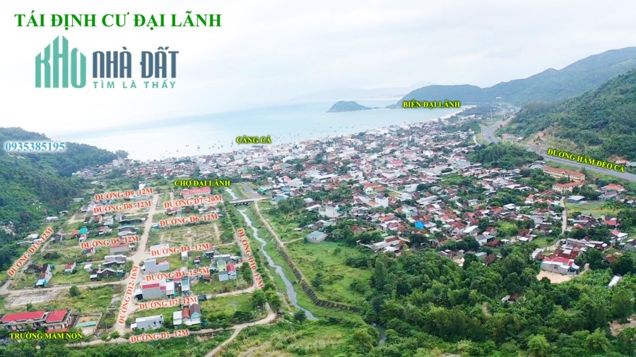 Đất dân Đại Lãnh, Vạn Ninh, Bắc Vân Phong đường oto giá chỉ 980tr