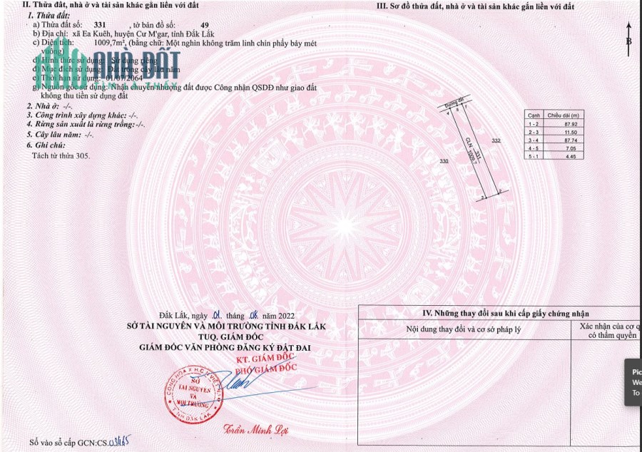 Cần bán 2 lô đất nền Đaklak