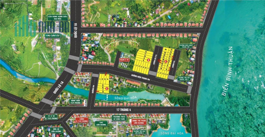 Đất biển Kdc Phước Thể Bình Thuận sổ sẵn chỉ từ 1 tỷ lô bao phí thuế